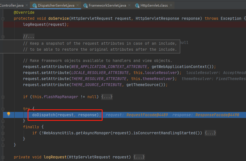 dispatcherServlet_doService